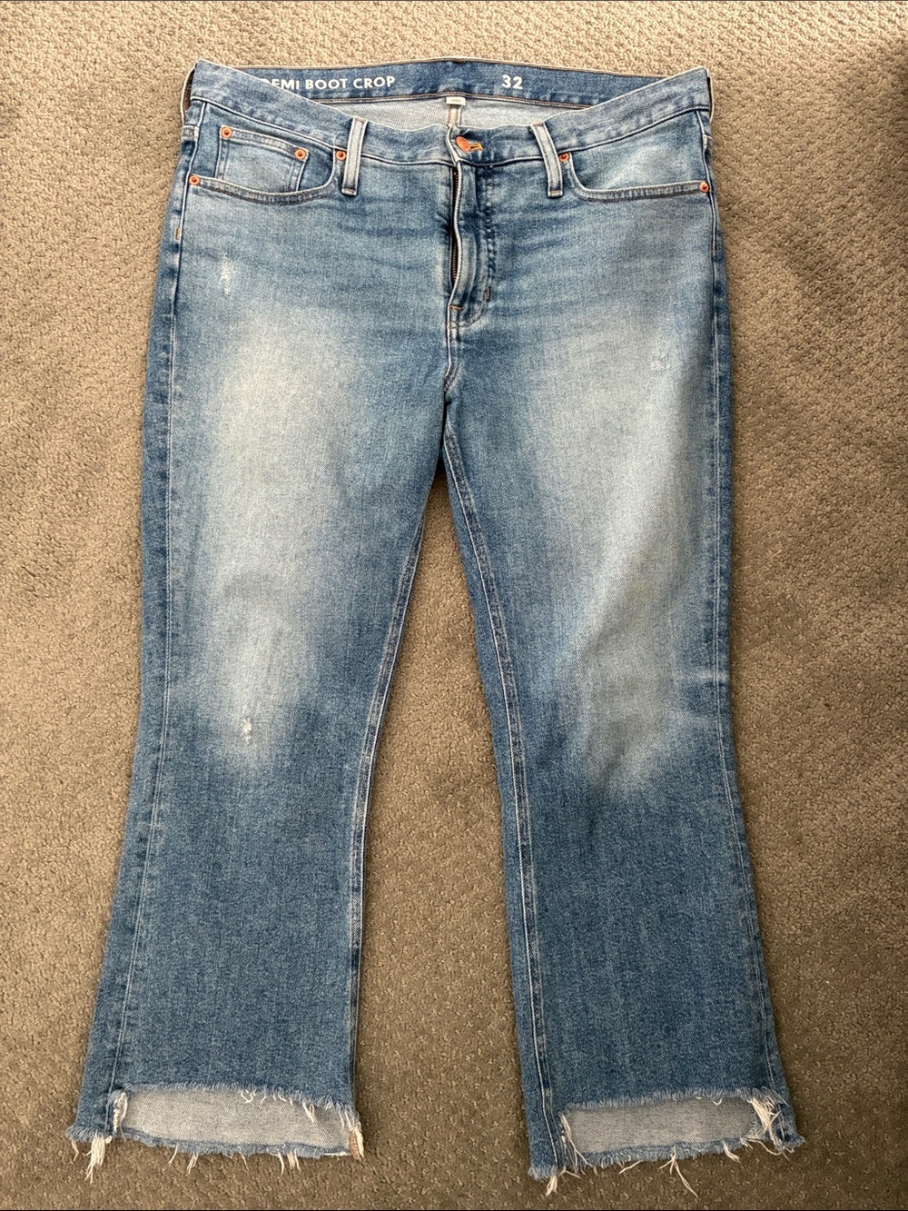 J. Crew—Light Blue Demi Boot Crop Women's Jeans